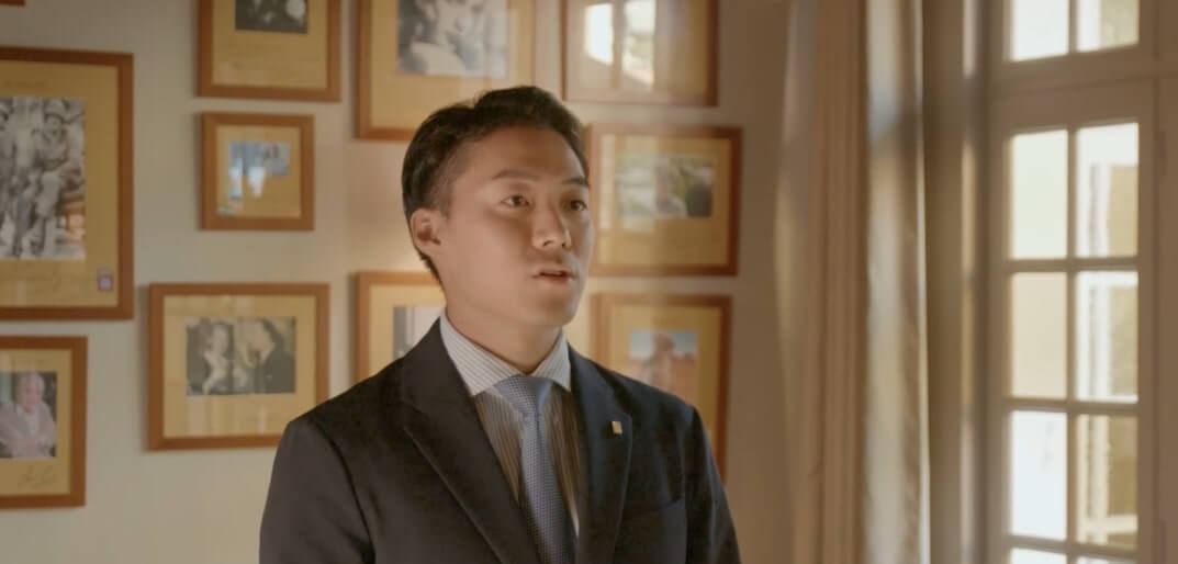 Image de la vidéo du discours