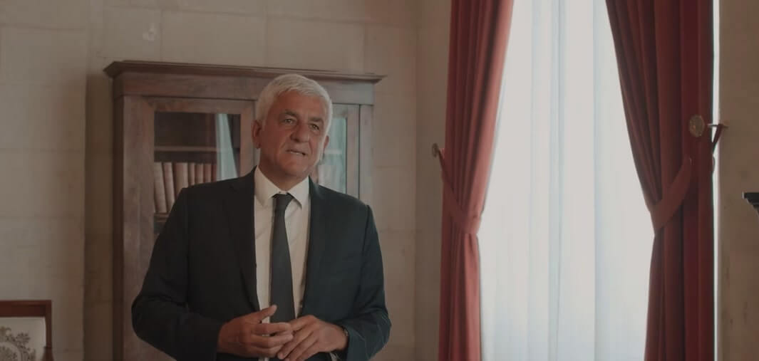 Image de la vidéo du discours