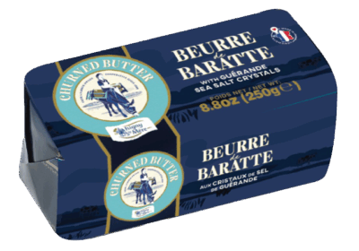 Plaquette de Beurre de baratte aux cristaux de sel
