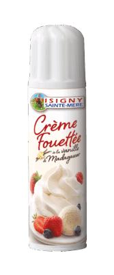 Bombe de crème fouettée sous pression Isigny Sainte-Mère
