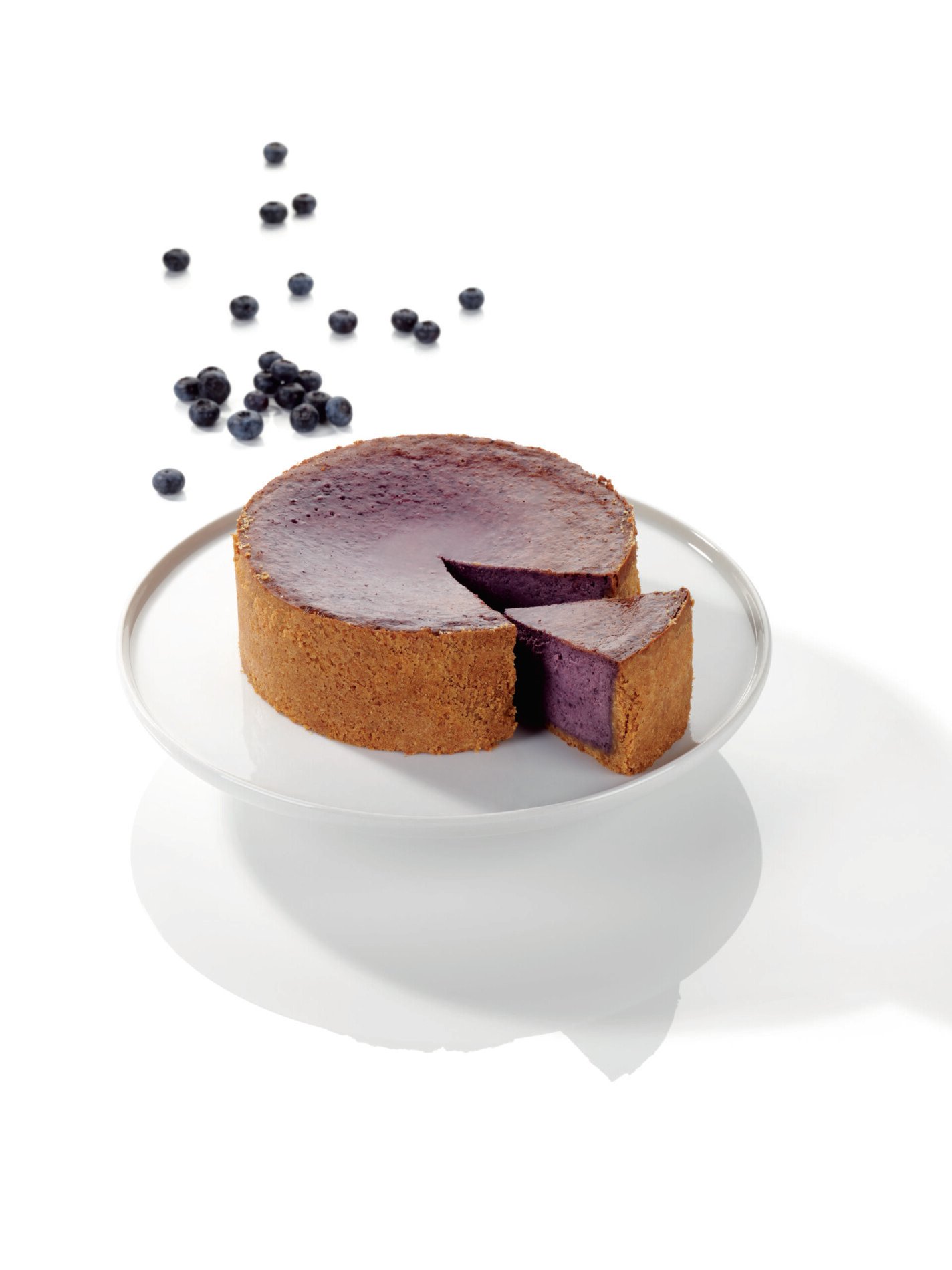 Image de cover représentant la page "Cheesecake à la myrtille par JedisM" de la société d'Isigny-Sainte-Mère
