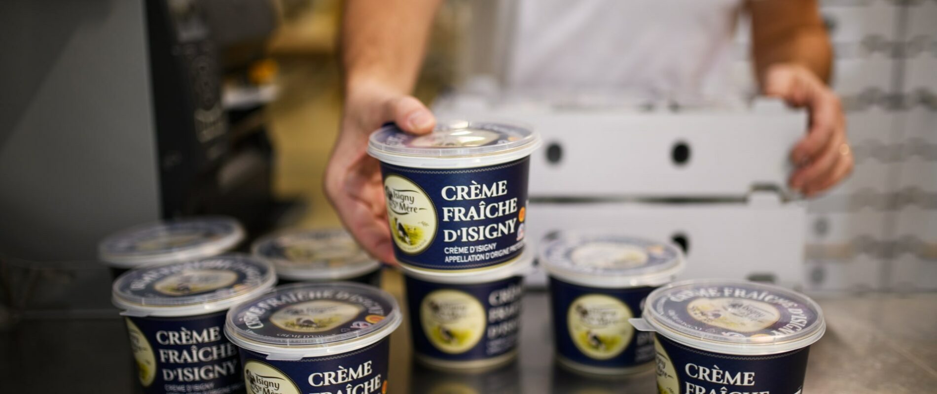 Pots de crème fraîche d'Isigny AOP