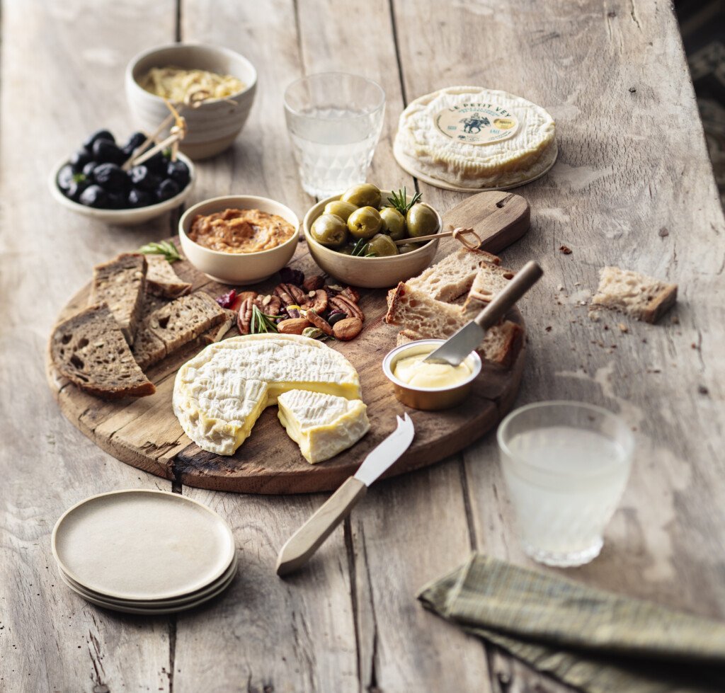 Trésors d'Isigny sur un plateau apéritif