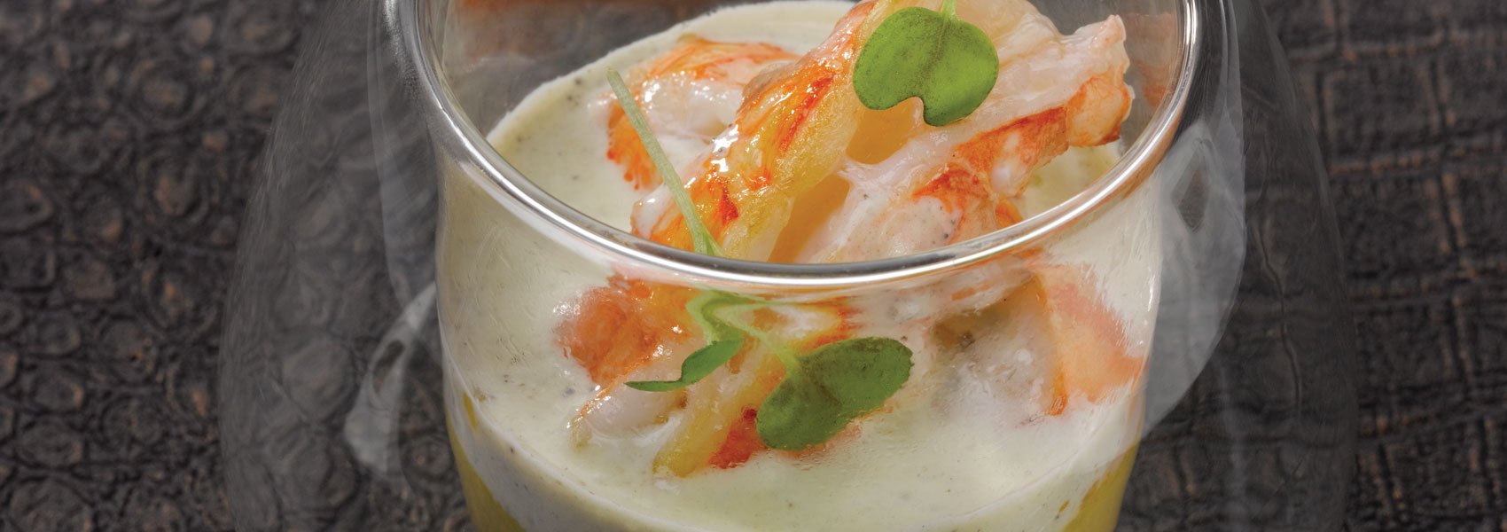 Image de cover représentant la page "Royale de foie gras langoustines" de la société d'Isigny-Sainte-Mère