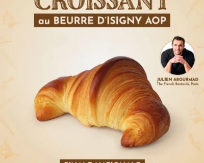 Affiche du concours du meilleur croissant au Beurre d'Isigny AOP