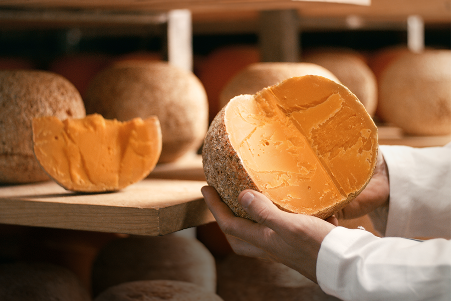 Mimolette Isigny Sainte-Mère - cave affinage