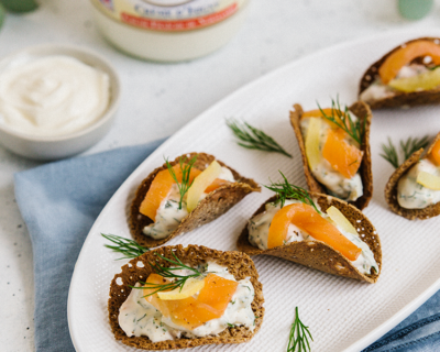Tuile de sarrasin à la crème d'Isigny AOP