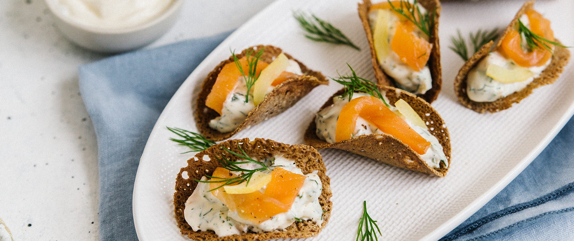 Tuile de sarrasin à la crème d'Isigny AOP