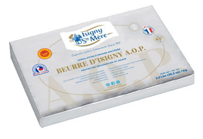 Plaque de Beurre d'Isigny AOP spécial tourage