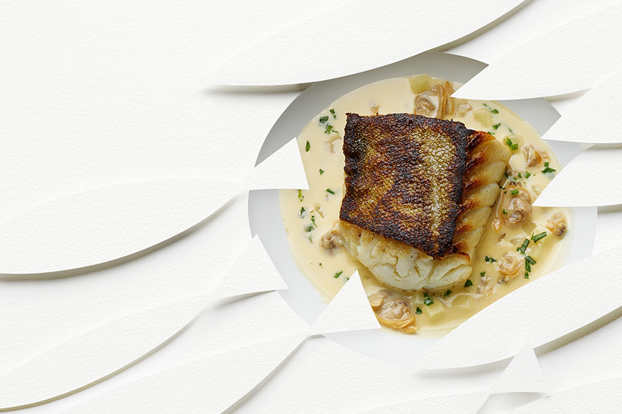 BLACK COD &amp; FROMAGE BLANC by Ducan Holmes - Isigny Sainte-Mère