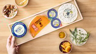 Le plateau créatif d'Isigny Sainte-Mère sur une table