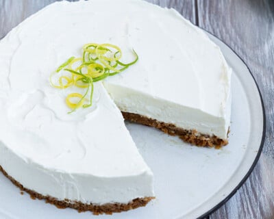 Cheese cake au Fromage frais Citron et citron vert Isigny sainte-Mère